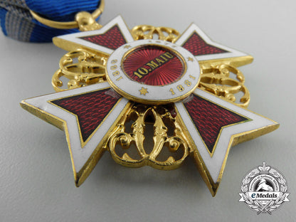 an_order_of_the_romanian_crown;_officers_cross1881-1932_with_case_a_5140
