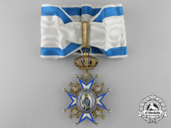 A Serbian Order Of St. Sava; Third Class Commander Cross