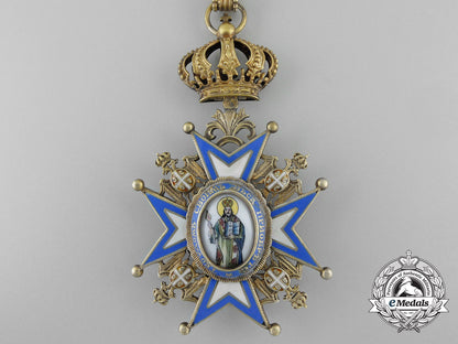 a_serbian_order_of_st._sava;_third_class_commander_cross_a_5144