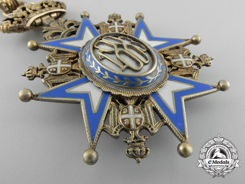 a_serbian_order_of_st._sava;_third_class_commander_cross_a_5151