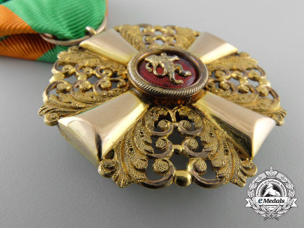 an_order_of_the_zähringen_lion_in_gold;_knight_first_class_a_5202