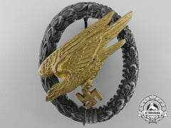 A Luftwaffe Fallschirmjäger Badge By C.e.juncker; F Type