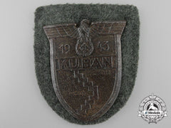 An Army Issued Kuban Campaign Shield By Josef Feix & Sohn