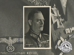 Germany, Heer. A Field Marshal (Generalfeldmarschall) Wilhelm Keitel Signed Photograph/Postcard
