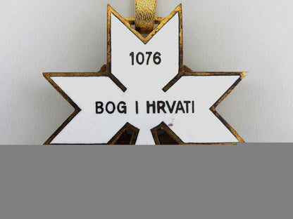 a_croatian_order_of_the_crown_of_king_zvonimir;_first_class_cross_with_oak_leaves_a_53
