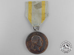 A Saxon Military Order Of St.heinrichs; Silver Merit Medal