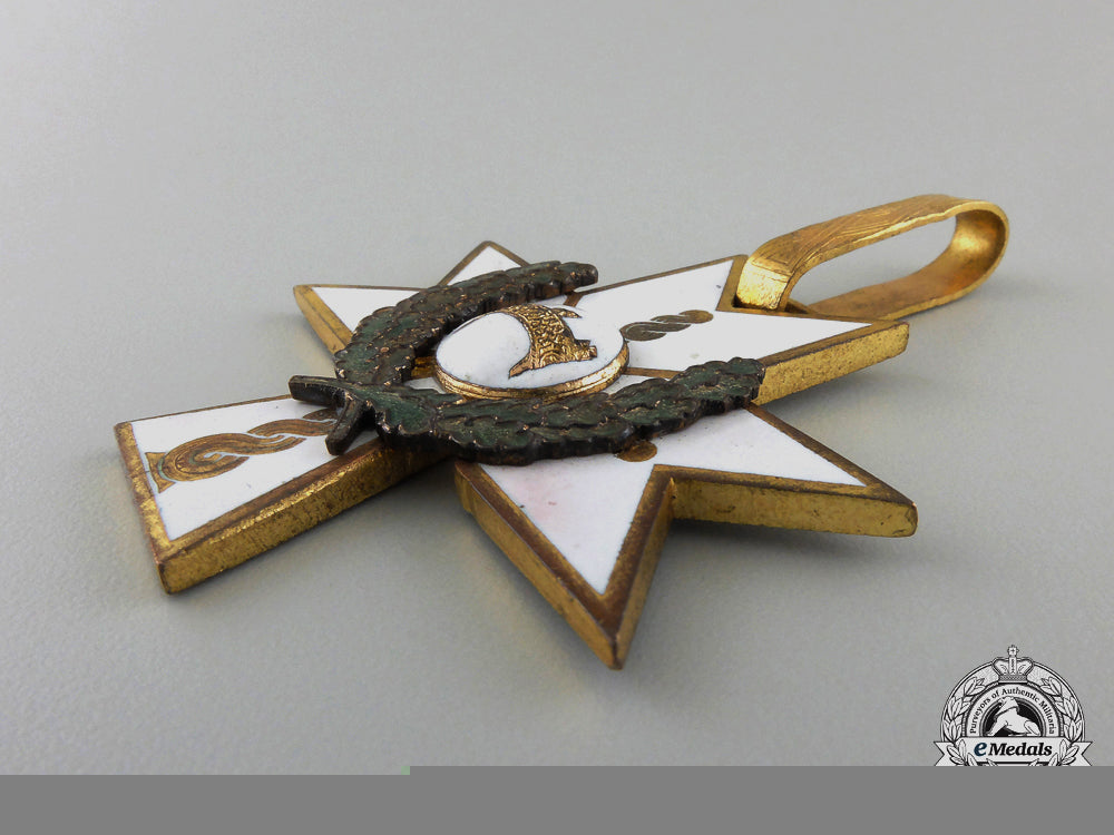 a_croatian_order_of_the_crown_of_king_zvonimir;_first_class_cross_with_oak_leaves_a_54