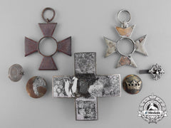 Seven Medal Parts Recovered From The Zimmermann Factory