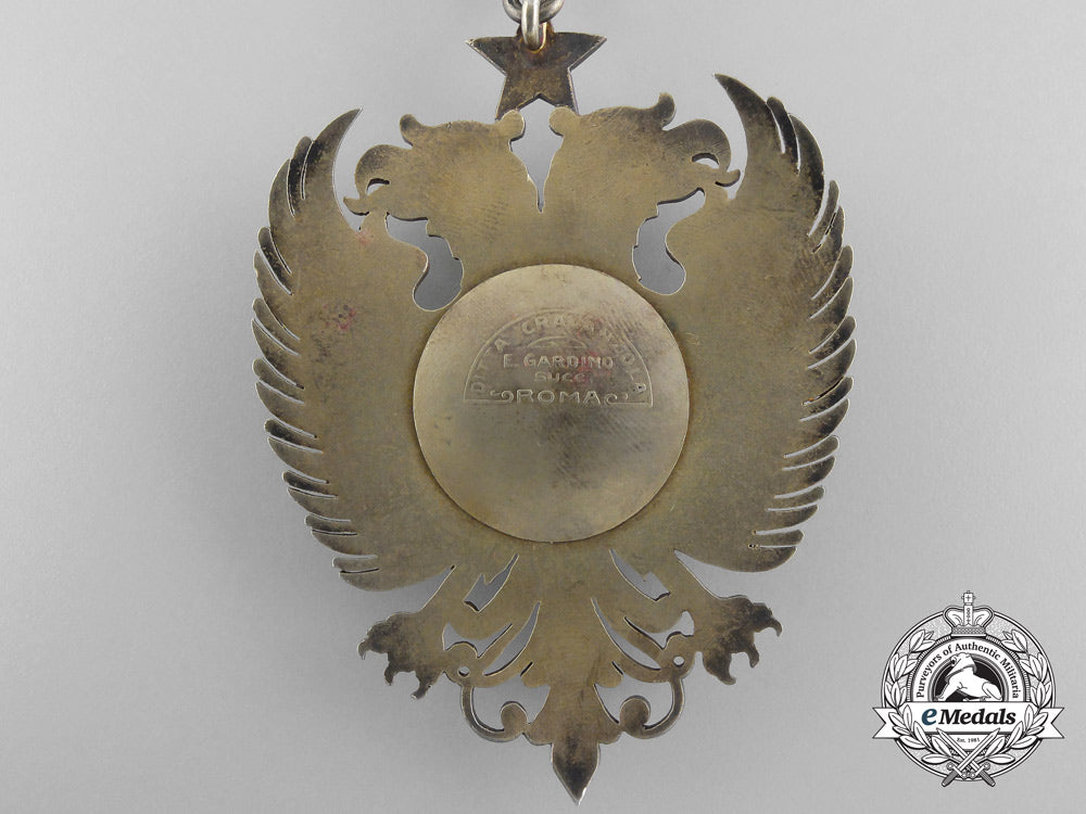 an_albanian_order_of_scanderbeg;_commander's_badge_by_e.gardino,_roma_a_5810