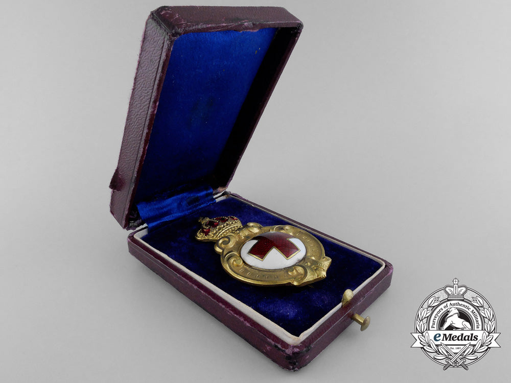 an1887_bulgarian_red_cross_badge_with_case_of_issue_a_5823