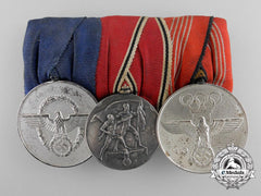 A German Police & Olympic Games Medal Bar