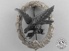A Mint Luftwaffe Radio Operator & Air Gunner Badge By W. Deumer