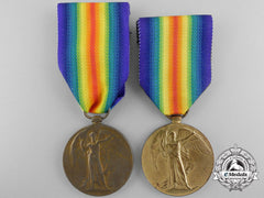 Two First War British Victory Medals