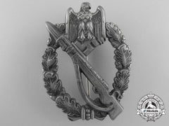 An Army/Ss Infantry Badge; Silver Grade By S.h.u.co