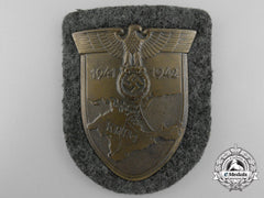 A Good Quality Army Issued Krim Campaign Shield
