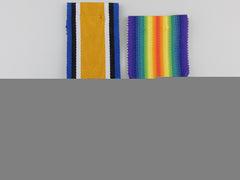 A First War Medal Pair To The Canadian Forestry Corps