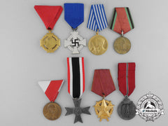 Eight European Medals, Awards, And Decorations