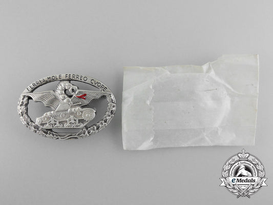 a_mint_second_war_italian_tank_crew’s_badge_with_packet_a_6686