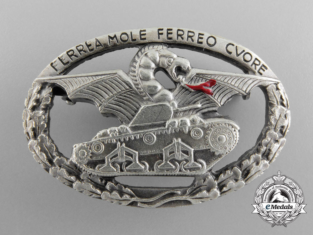 a_mint_second_war_italian_tank_crew’s_badge_with_packet_a_6687