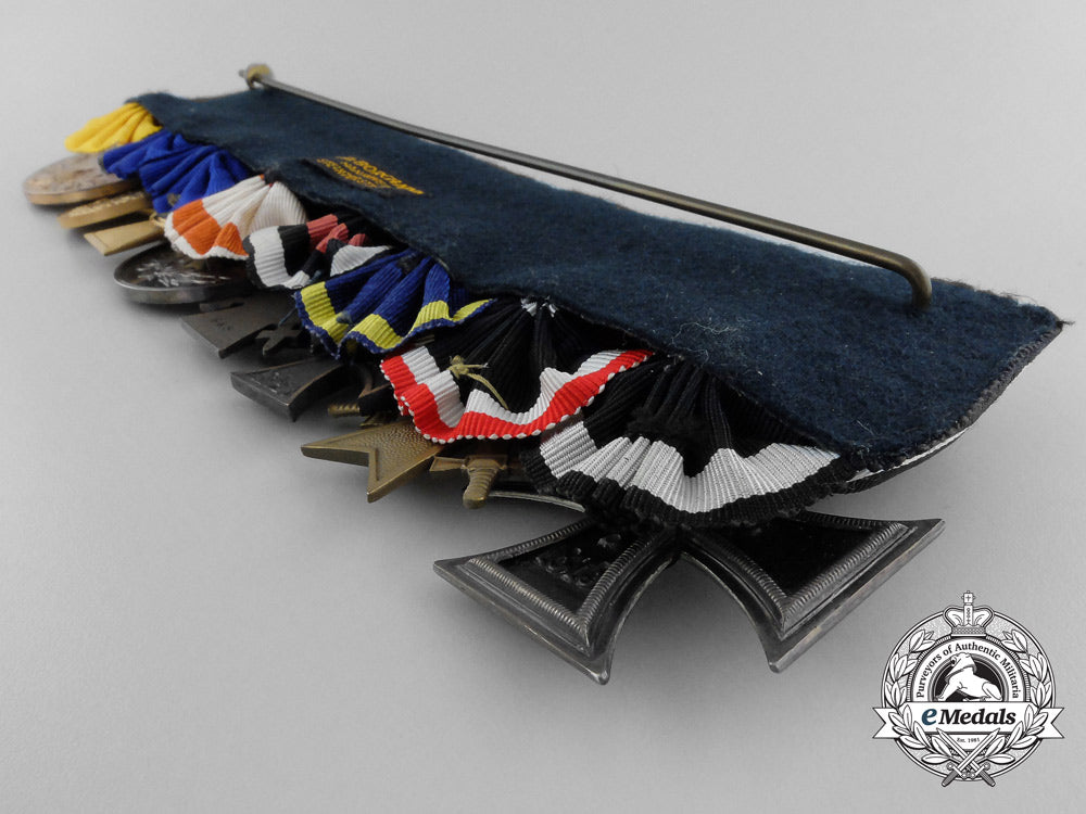 a_first&_second_war_german_medal_bar_of_eight;_with_ribbon_bar_and_case_a_6752
