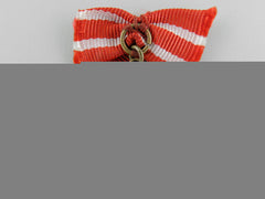 A Miniature Finnish Order Of The Cross Of Liberty; Third Class