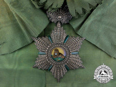 An Iranian Order Of The Lion And Sun; 1St Class Grand Cross Badge By Halley Of Paris