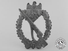 An Infantry Badge; Silver Grade By Friedrich Linden, Lüdenscheid