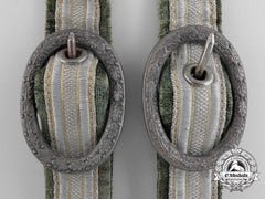 A Set Of Army (Heer) Dagger Hangers; Marked