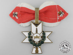 Croatia, Independent State. An Order Of King Zvonimir's Crown,I Class With Oak Leaves, C.1941