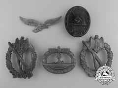 Five Second War German Badges & Insignia