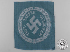 Germany. A Security Police (Schuma) Officers Arm Insignia