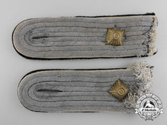 Germany. A Pair Of Ss Infantry Obersturmführer’s Shoulder Boards