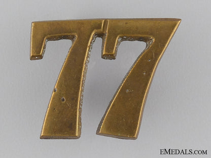 a77_th_canadian_militia_regimental_numeral_c.1870_a_77th_canadian__53dcfa03ee5c0