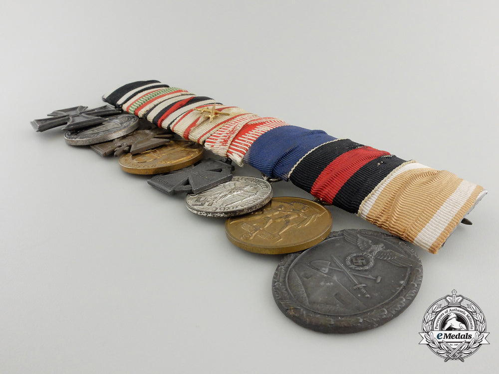 a_german_first&_second_war_eight_piece_medal_bar_a_783