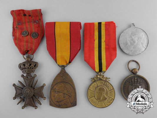 five_first_war_period_belgian_medals&_awards_a_7864