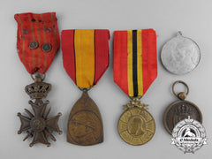 Five First War Period Belgian Medals & Awards