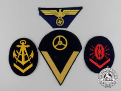 Four Kriegsmarine Insignia