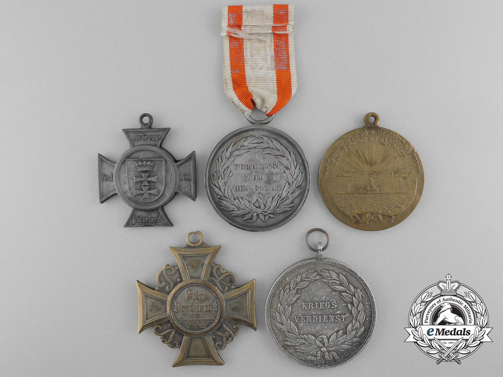 five_prussian_medals,_decorations&_awards_a_7898