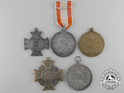 five_prussian_medals,_decorations&_awards_a_7898