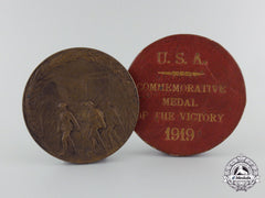 A First War American Saviours Of Liberty Medal 1919 With Case