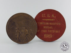 A First War American Saviours Of Liberty Medal 1919 With Case