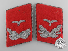 A Scarce Luftwaffe Flak/Anti-Aircraft Artillery Leutnant’s Set Of Tabs