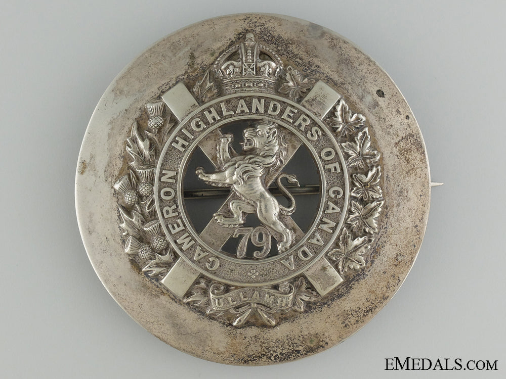 a79_th_cameron_highlanders_of_canada_plaid_brooch_a_79th_cameron_h_539889cc81124
