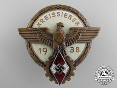 An Hj National Trade Competition Victors Badge