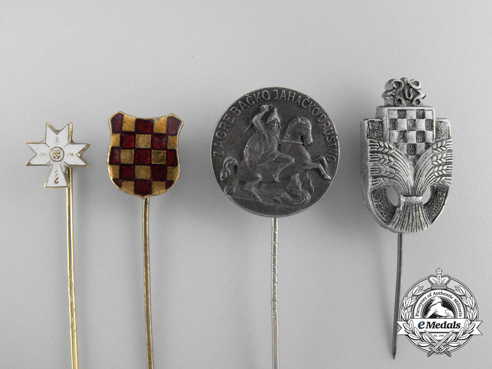 four_second_war_croatian_stickpins_a_8060