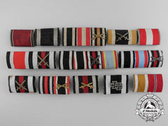 Thirteen German Ribbon Bars