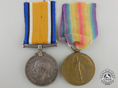 A First War Medal Pair To Private Crawford Who Was Wounded At St.julien & Tortured As A Pow