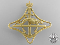 An Italian Royal Navy Speedboat War Navigation Badge; 1St Class
