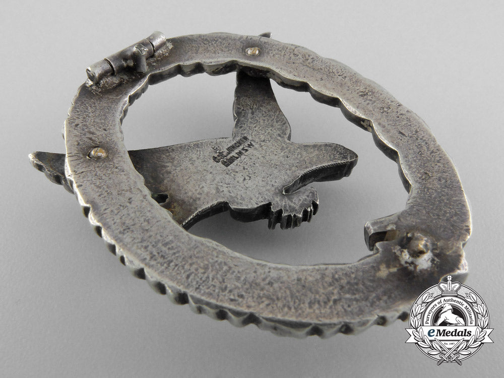 an_early_luftwaffe_air_gunner_badge_by_c.e.juncker,_berlin_a_8272