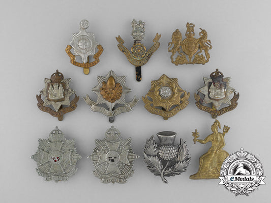 eleven_first_war_british_cap_badges_a_8295